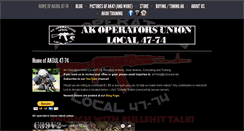 Desktop Screenshot of akoperatorsunionlocal4774.com