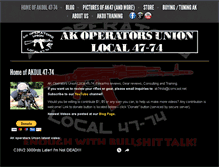 Tablet Screenshot of akoperatorsunionlocal4774.com